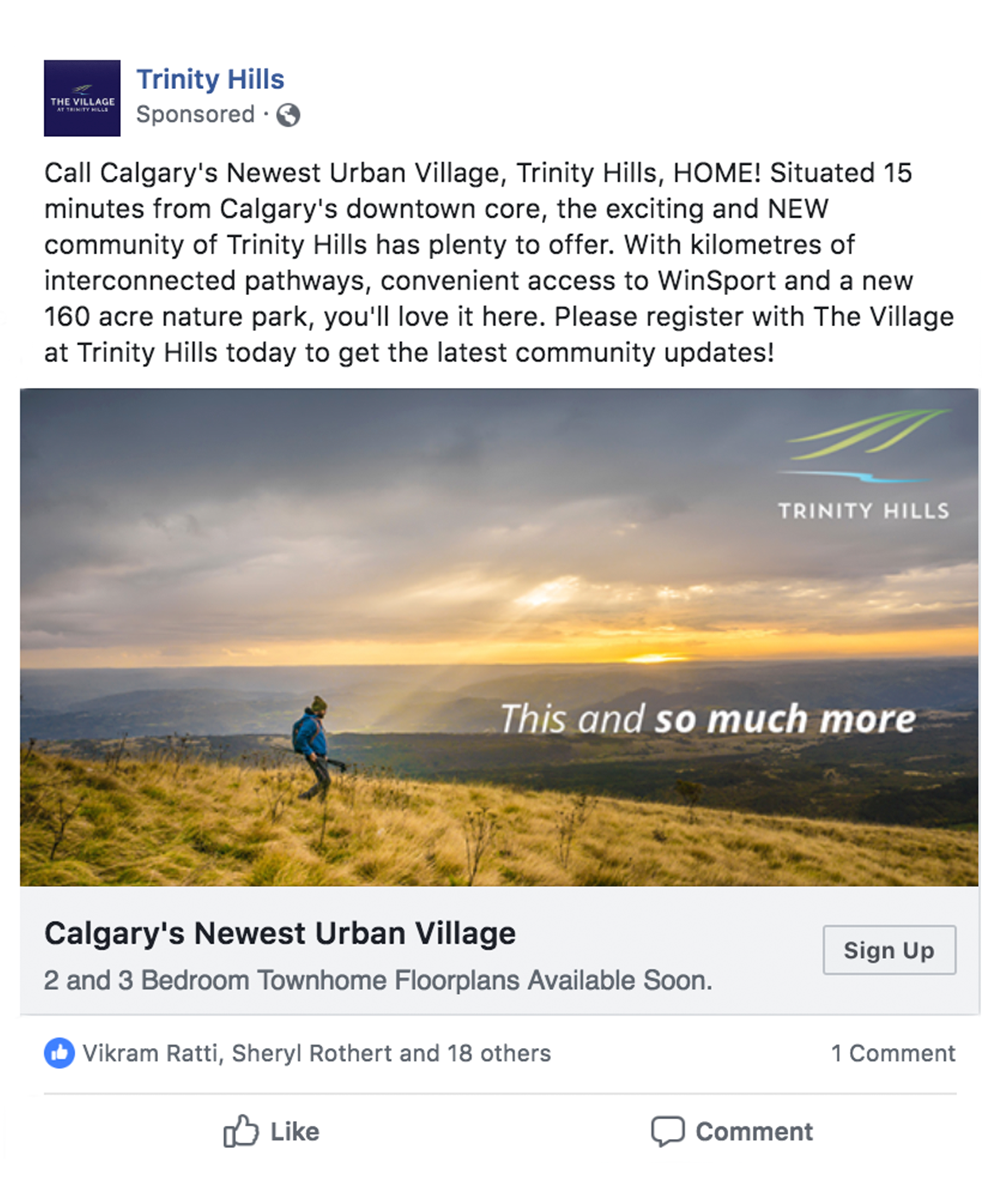 Calgary Social Media Work - Facebook